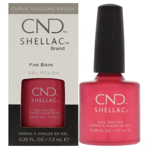 cnd shellac pink bikini