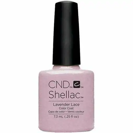 cnd shellac lavander lace