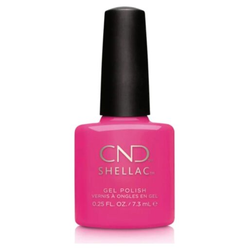 cnd shellac hot pop pink