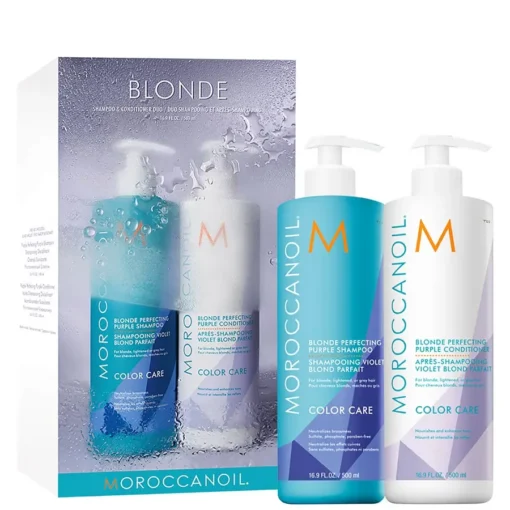 moroccanoil blone shampoo and conditioner 500ml duo